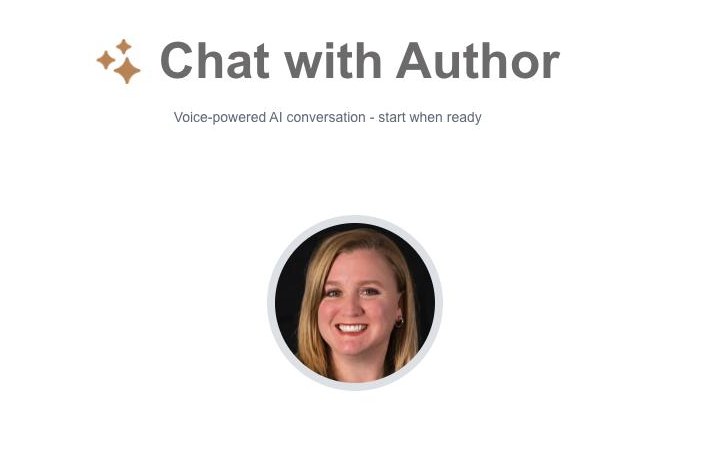 Talk to Professor screen with the professor's photo, Stop Audio and Start Conversation buttons